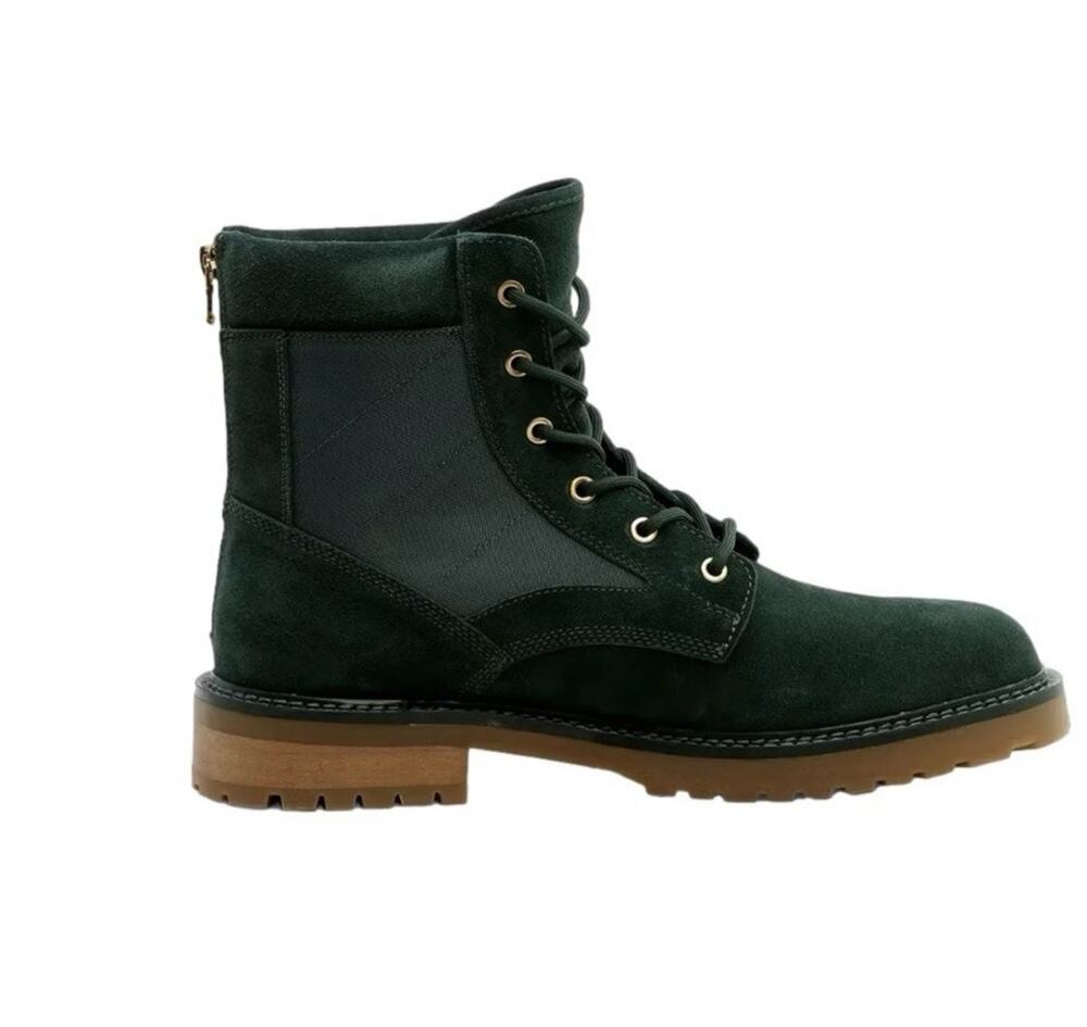 Saint Morta Legion Boot in forest green with a gum outsole. Men size 9